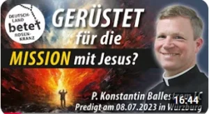 Videolink zu Gerüstet für die Mission mit Jesus?