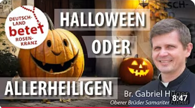 Videolink zu Halloween oder Allerheiligen