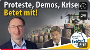 Videolink zu Proteste, Demos, Krisen - bete mit!